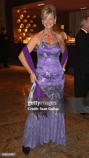 Germany head Ann Kathrin Linsenhoff attends the Bundespresseball 2008 at the Intercontinental hotel on November 28, 2008 in Berlin, Germany.