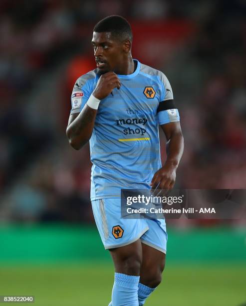 Ivan Cavaleiro of Wolverhampton Wanderers during the Carabao Cup Second Round match between Southampton and Wolverhampton Wanderers at St Mary's...