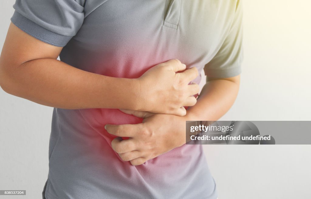 Male stomachache