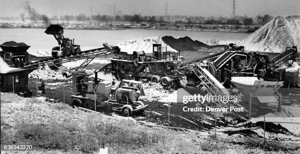 Brannan Sand & Gravel Co.’S Entire Crusher And Mixing Operation Is Shown With Lake Created By Mining Approval for these operations once was almost...