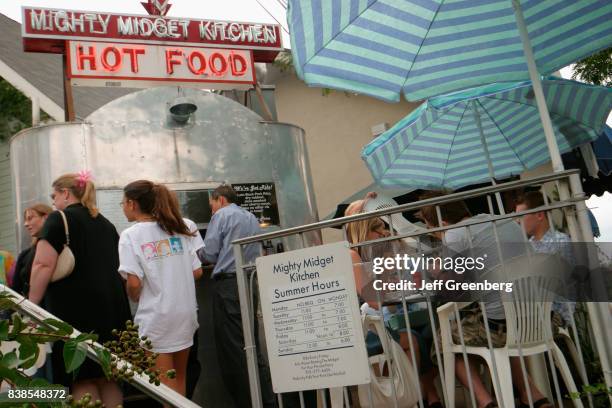 The counter at Mighty Midget Kitchen.