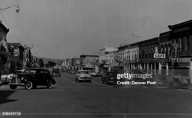 Canon City Colo - Several Here is the main traffic artery of beautiful Canon City, county seat of Fremont county, home of the Colorado state...