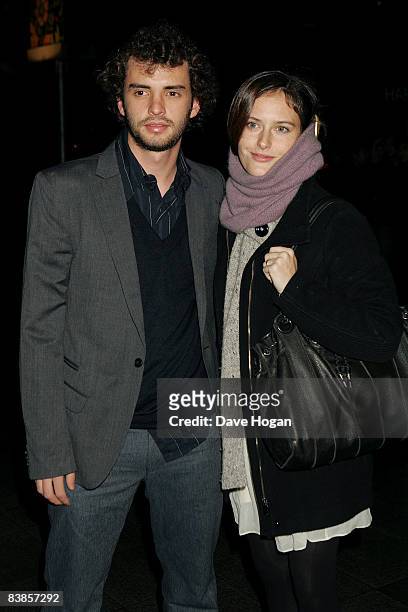Jonas Cuaron and Eireann Harper arrive at the UK premiere of Ano Una at Curzon Renoir Cinema on November 29, 2008 in London, England.