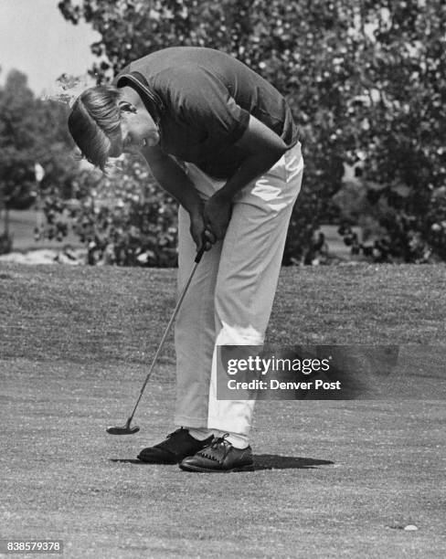 Hamer, John spts file 5p Hamer hammers home birdie putt to go six under, but... John Hamer, former University of Colorado varsity golfer, strokes...