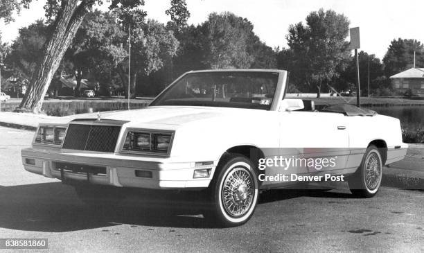 Chrysler is leading the convertible parade with its LeBaron model. Credit: The Denver Post