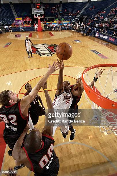 Alton Ford of the Rio Grande Valley Vipers goes to the basket during the NBA D-League game against the Utah Flash on November 29, 2008 at the Dodge...