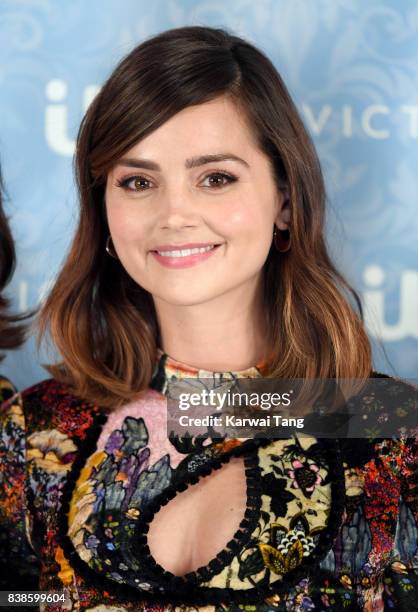 Jenna Coleman attends the 'Victoria' Season 2 press screening at the Ham Yard Hotel on August 24, 2017 in London, England.