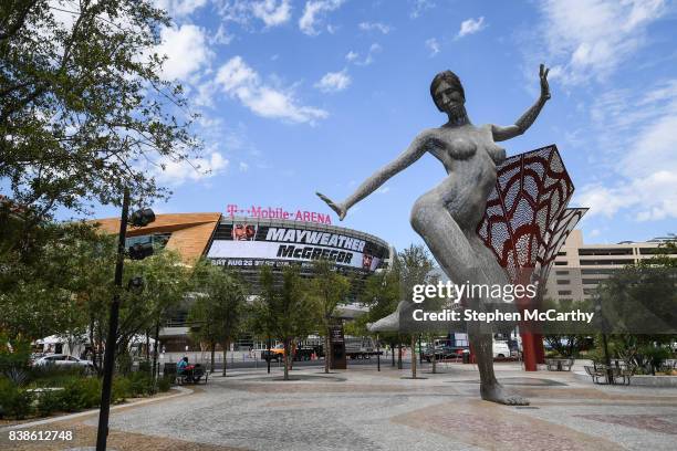 Nevada , United States - 24 August 2017; The T-Mobile Arena prior to the boxing match between Floyd Mayweather Jr and Conor McGregor at T-Mobile...