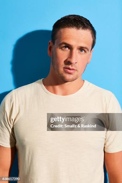 Ryan Lochte of National Geographic Channels 'Sharkfest' poses for a portrait during the 2017 Summer Television Critics Association Press Tour at The...