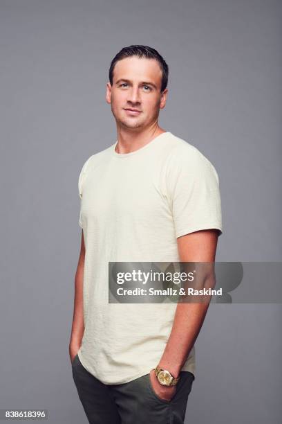 Ryan Lochte of National Geographic Channels 'Sharkfest' poses for a portrait during the 2017 Summer Television Critics Association Press Tour at The...