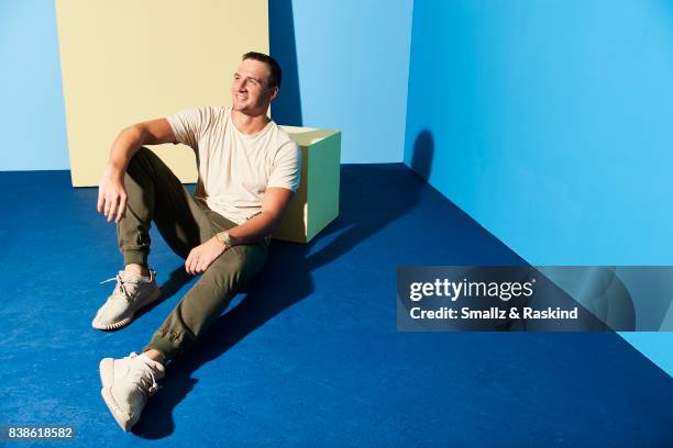 Ryan Lochte of National Geographic Channels 'Sharkfest' poses for a portrait during the 2017 Summer Television Critics Association Press Tour at The...