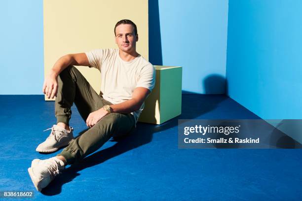 Ryan Lochte of National Geographic Channels 'Sharkfest' poses for a portrait during the 2017 Summer Television Critics Association Press Tour at The...