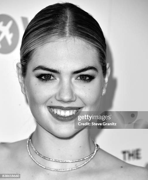 Kate Upton arrives at the Premiere Of DIRECTV And Vertical Entertainment's "The Layover" at ArcLight Hollywood on August 23, 2017 in Hollywood,...