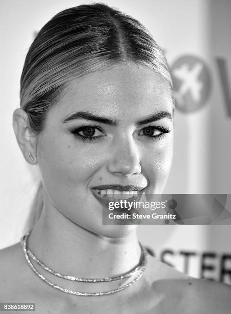 Kate Upton arrives at the Premiere Of DIRECTV And Vertical Entertainment's "The Layover" at ArcLight Hollywood on August 23, 2017 in Hollywood,...