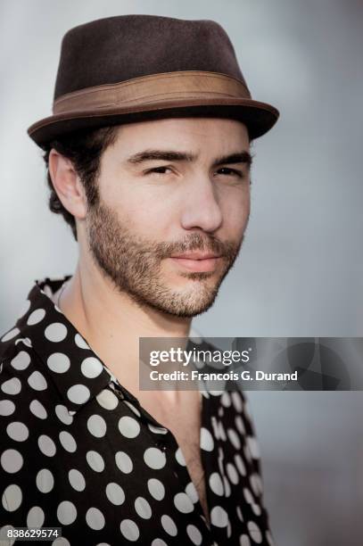 Tahar Rahim attends the 10th Angouleme French-Speaking Film Festival on August 24, 2017 in Angouleme, France.