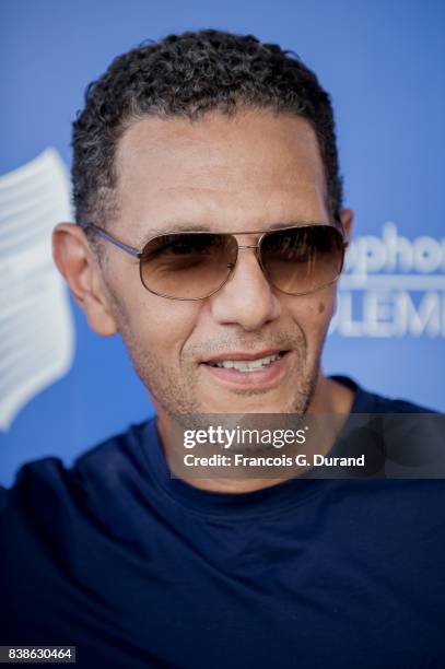 Roschdy Zem attends the 10th Angouleme French-Speaking Film Festival on August 24, 2017 in Angouleme, France.