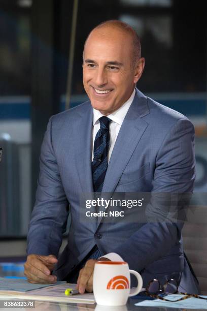 Matt Lauer on Thursday Aug. 24, 2017 --