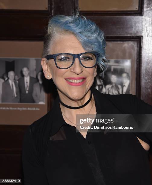 Lisa Lampanelli attends "Stuffed" Preview Show at The Friars Club on August 24, 2017 in New York City.