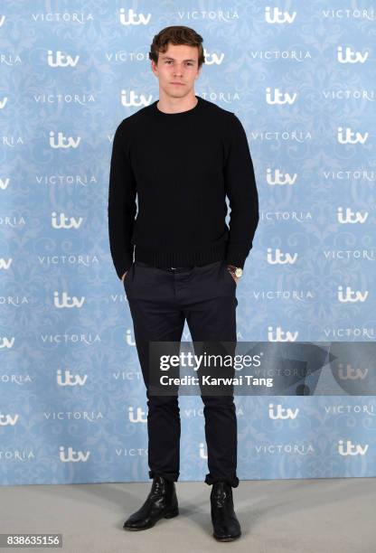 Leo Suter attends the 'Victoria' Season 2 press screening at the Ham Yard Hotel on August 24, 2017 in London, England.