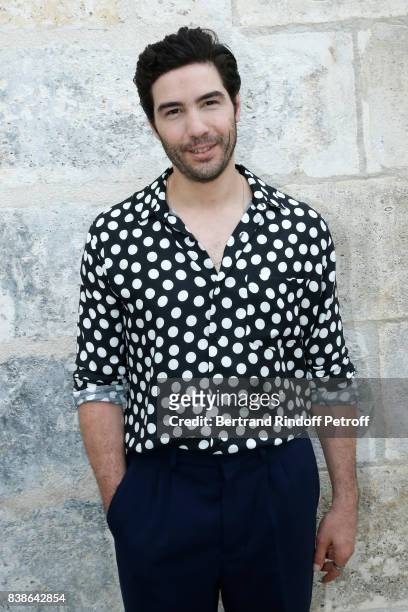 Actor of the movie "Le prix du succes", Tahar Rahim attends the 10th Angouleme French-Speaking Film Festival : Day Three, on August 24, 2017 in...