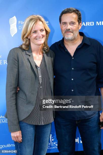 Directors of the movie "Le rire de ma mere", Colombe Savignac and Pascal Ralite attend the 10th Angouleme French-Speaking Film Festival : Day Three,...