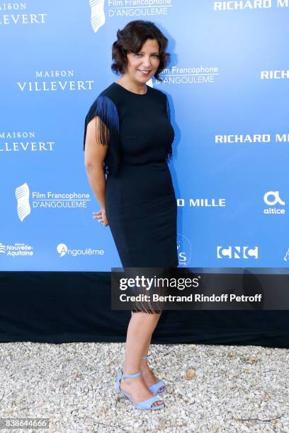 Director of the movie "La belle et la meute", director Kaouther Ben Hania attends the 10th Angouleme French-Speaking Film Festival : Day Three, on...