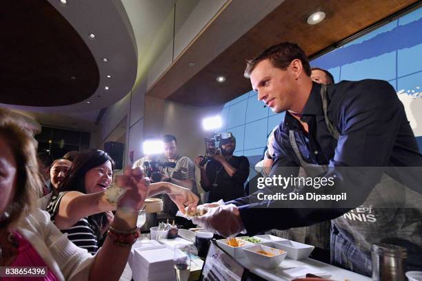 Tennis players Mike and Bob Bryan attend the Citi VIP Lounge at Taste Of Tennis at W New York on August 24, 2017 in New York City.