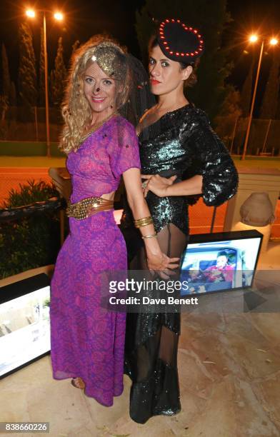 Victoria Grant and photographer Diana Gomez attend the VIP launch party for FREE WOMEN, an exhibition by Diana Gomez opening August 25th and running...