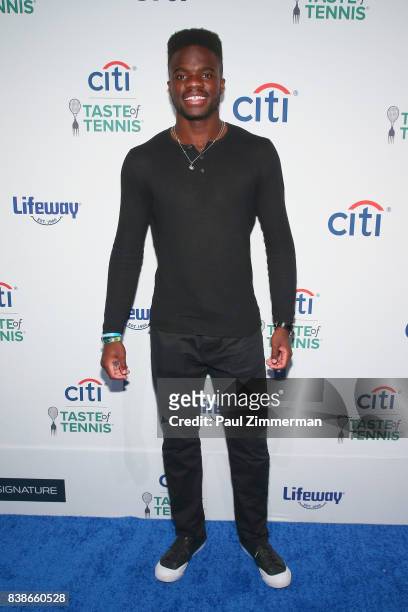 Tennis player Frances Tiafoe attends Citi Taste Of Tennis at W New York on August 24, 2017 in New York City.