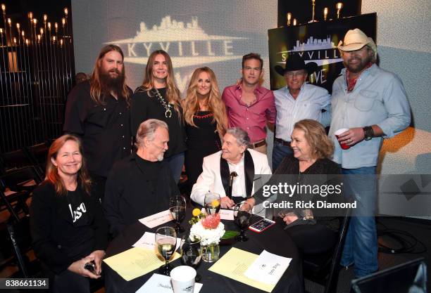 Chris Stapleton, Morgane Stapleton, Lee Ann Womack, Waylon Payne, George Strait, Toby Keith, Lisa Meyers, Kris Kristofferson, Jerry Lee Lewis, and...