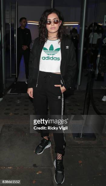 Charli XCX hosts adidas Originals EQT Creator Studio party at Victoria House Basement on August 24, 2017 in London, England.