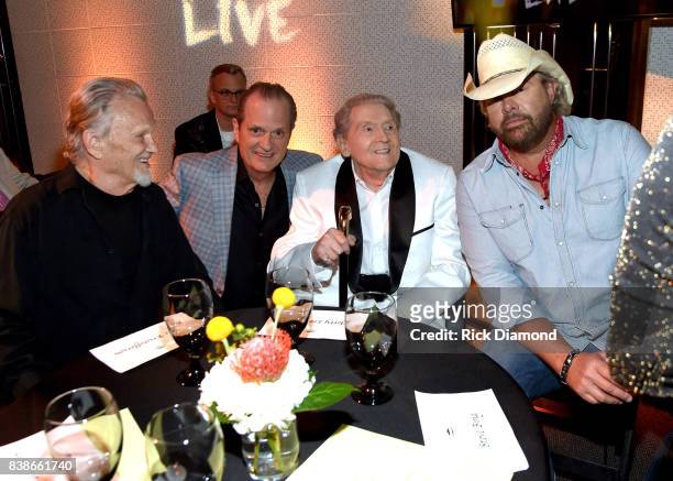 Kris Kristofferson, creator of Skyville Live Wally Wilson, Jerry Lee Lewis, and Toby Keith attend Skyville Live Presents a Tribute to Jerry Lee Lewis...
