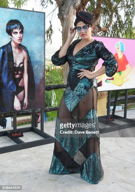 Photographer Diana Gomez attends the VIP launch party for her exhibition FREE WOMEN, opening August 25th and running until the end of September 2017...