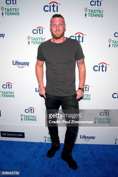 Tennis player Sam Groth attends Citi Taste Of Tennis at W New York on August 24, 2017 in New York City.