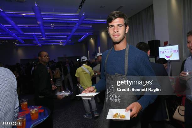 Tennis player Karen Khachanov attends Citi Taste Of Tennis at W New York on August 24, 2017 in New York City.