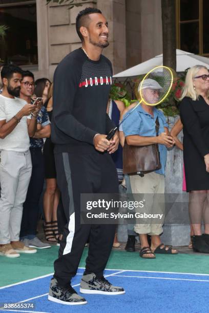 Nick Kyrgios attends 2017 Lotte New York Palace Invitational at Lotte New York Palace on August 24, 2017 in New York City.