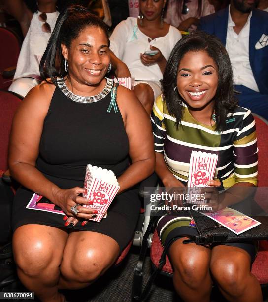 Actress Kyanna Simone Simpson at "The Immortal Life Of Henrietta Lacks" Viewing & Panel Discussion with Renee Elise Goldsberry, Dr. Jessica Shepherd,...