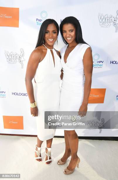 Dr. Jessica Shepherd and actress Renee Elise Goldsberry at "The Immortal Life Of Henrietta Lacks" Viewing & Panel Discussion with Renee Elise...