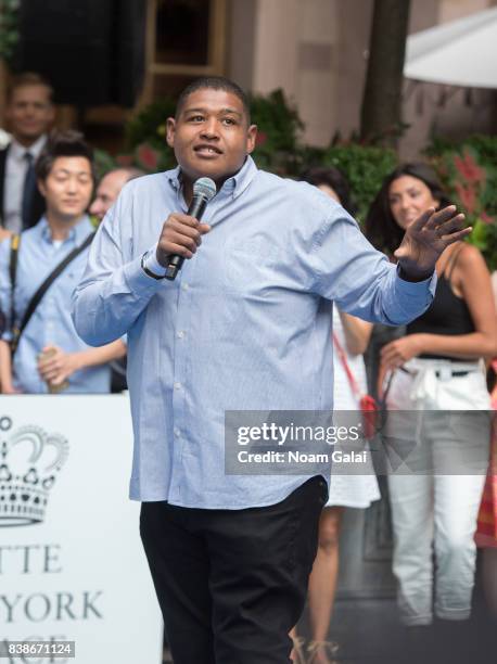 Omar Benson Miller attends the 2017 Lotte New York Palace Invitational at Lotte New York Palace on August 24, 2017 in New York City.