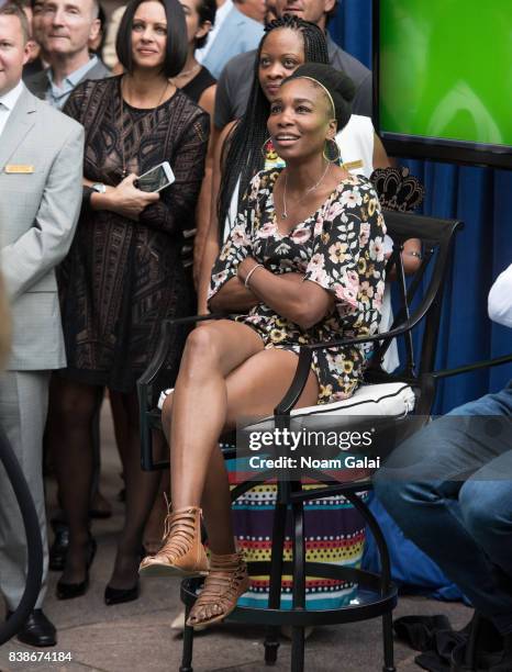 Tennis player Venus Williams attends the 2017 Lotte New York Palace Invitational at Lotte New York Palace on August 24, 2017 in New York City.