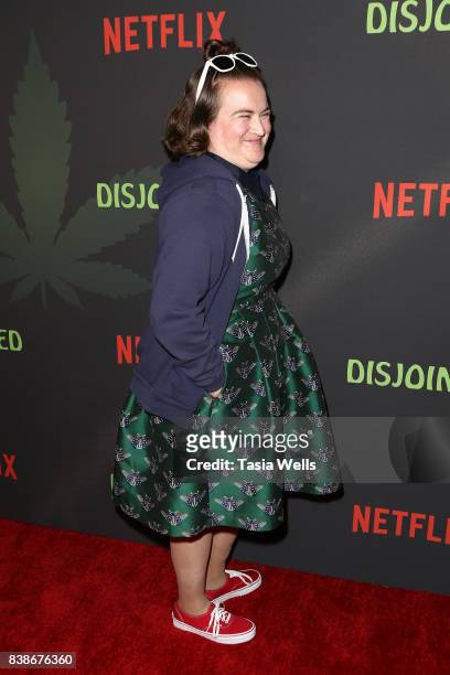 Actor Betsy Sodaro at the premiere of Netflix's "Disjointed" at Cinefamily on August 24, 2017 in Los Angeles, California.