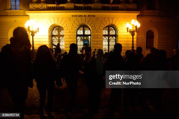 Students protest against the restriction imposed by the City of São Paulo in the use of the Free Student Pass benefit The act was convened by the...