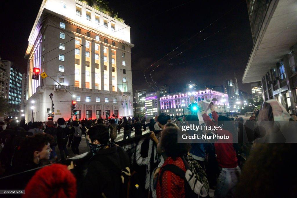 Protest against the restriction of the Student Free Pass in São Paulo