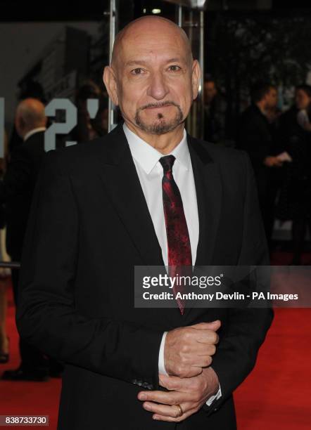 Sir Ben Kingsley arrives for the Royal Film Performance 2011 of Hugo at the Odeon Cinema in Leicester Square, London.