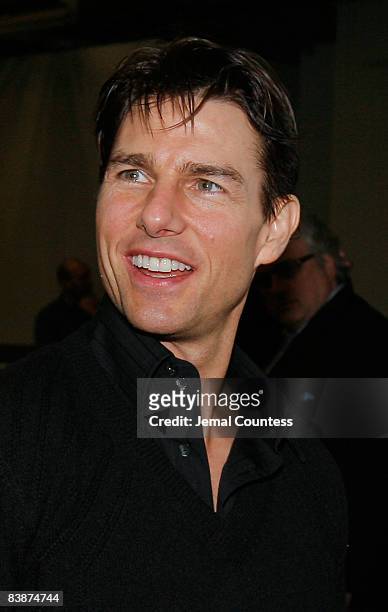 Actor Tom Cruise attends the Amway Global presentation of Tina Turner Live in Concert at Madison Square Garden on December 1, 2008 in New York City.