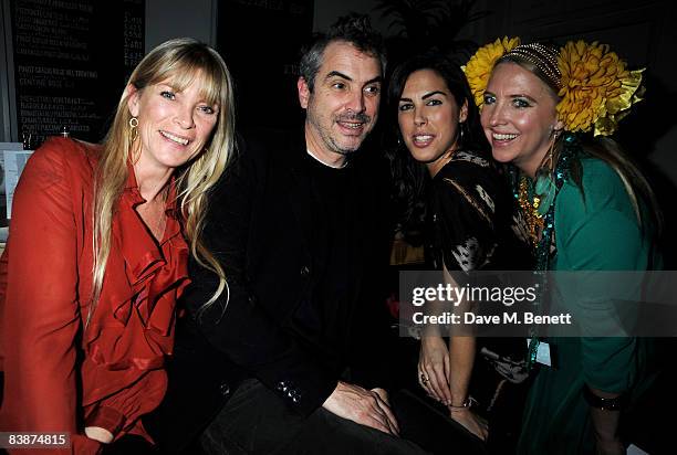 Deborah Leng , Alfonso Cuaron, Jessica de Rothschild and Katrine Boorman attend The Special Dinner in support of The Warrior Programme, at Obika on...