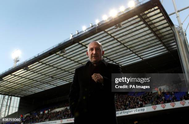 Blackpool manager Ian Holloway on the touchline during the npower Championship match at Portman Road, Ipswich.