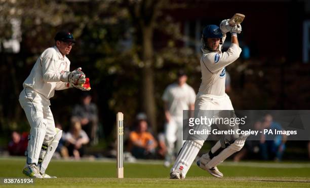 Sussex's Chris Nash bats during the County Championship match at Liverpool Cricket Club, Liverpool.