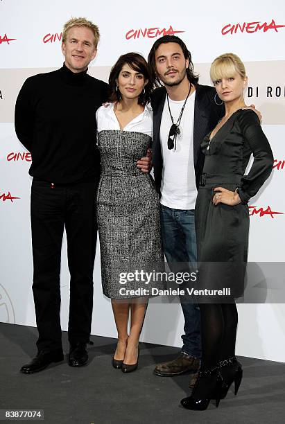 Actor Matthew Modine, actress Caterina Murino,actor Jack Huston,actress Mena Suvari, attend the 'The Garden Of Eden' photocall during the 3rd Rome...