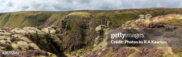 grindsbrook clough, kinder scout, peak district, england - pennines stock pictures, royalty-free photos & images